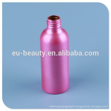 empty perfume aluminum bottle with color coating